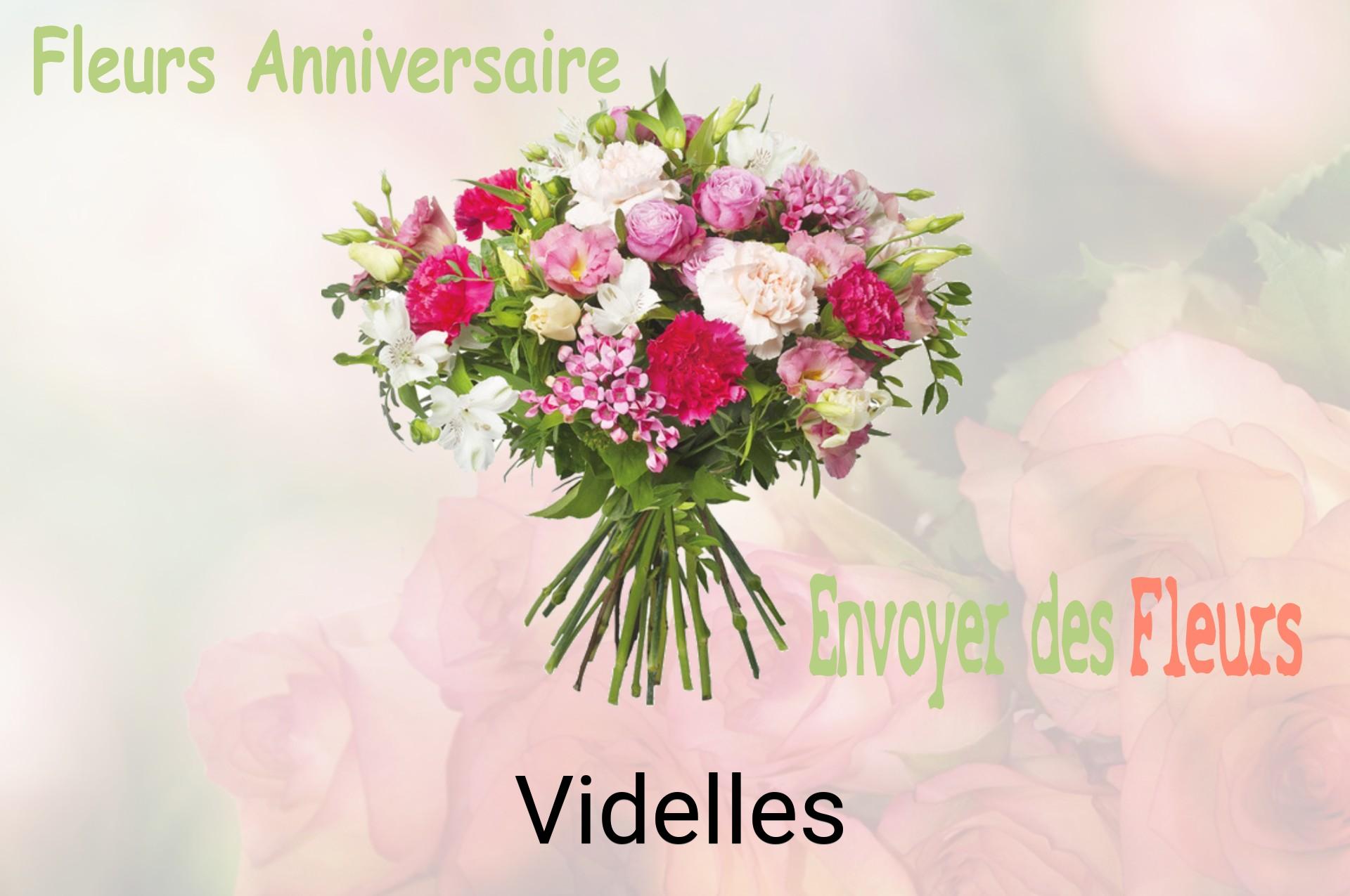 Bouquet de fleurs d’anniversaire livré à Videlles